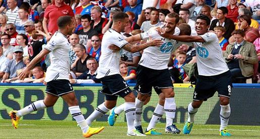 سولدادو يقود توتنهام لأول فوز بالدوري الإنجليزي على كريستال بالاس في غياب بيل 